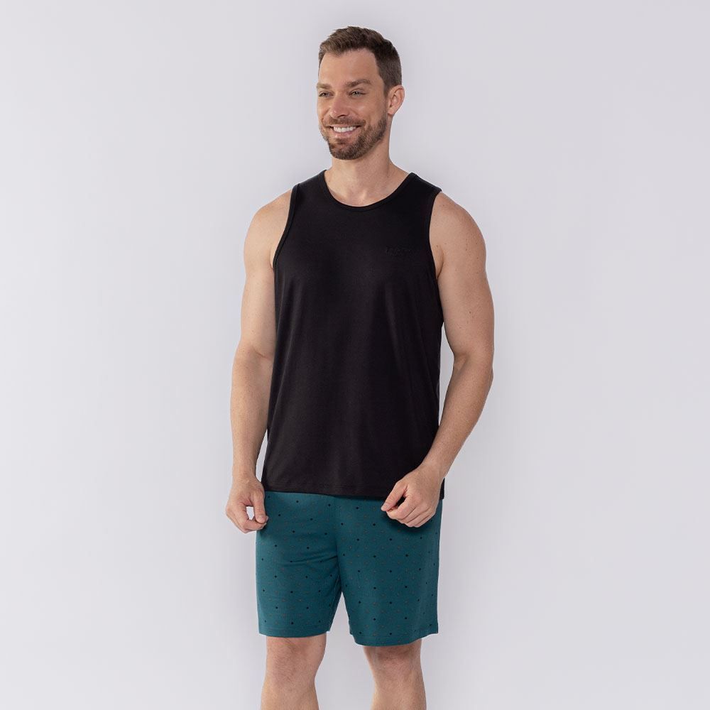 Pijama Masculino Regata Curto Marc Alain