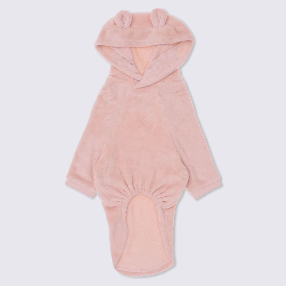 Pijama Para Pet De Fleece Com Capuz Hot Dog