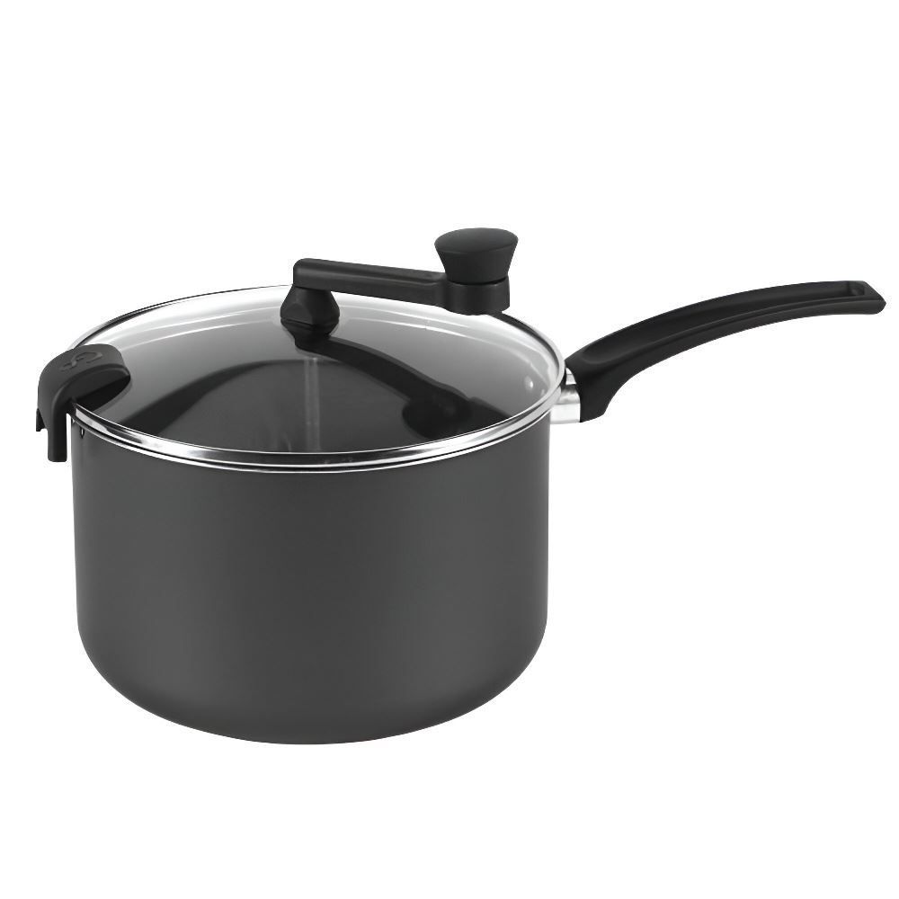 Pipoqueira Antiaderente Com Tampa De Vidro Magnific Panelux 20Cm - Grafite