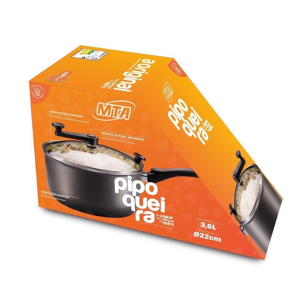 Pipoqueira Versátil Tvt Mta 3,6 Litros - Cereja