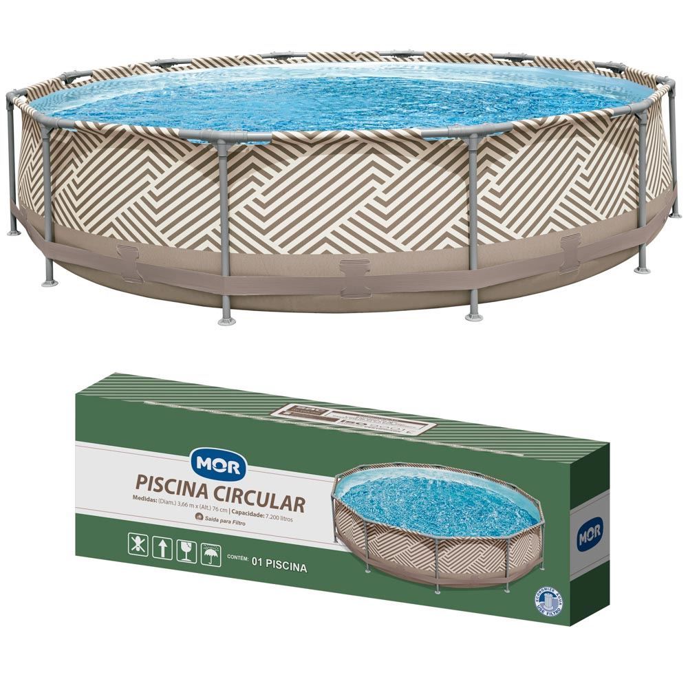 Piscina Circular 7.200L Mor