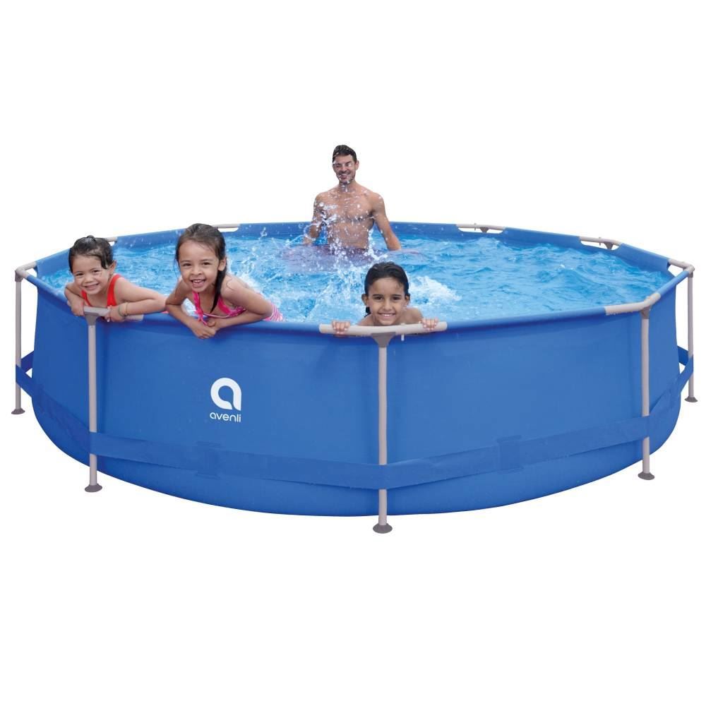 Piscina Estruturada Circular 6800 Litros Master Beach - ST70989