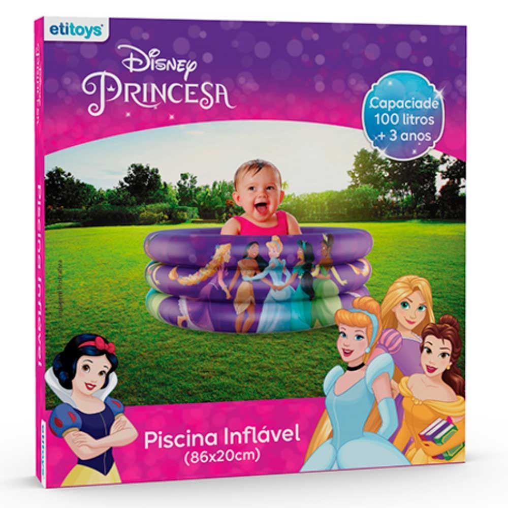 Piscina Inflável Princesas 100 Litros Etitoys - DYIN-223