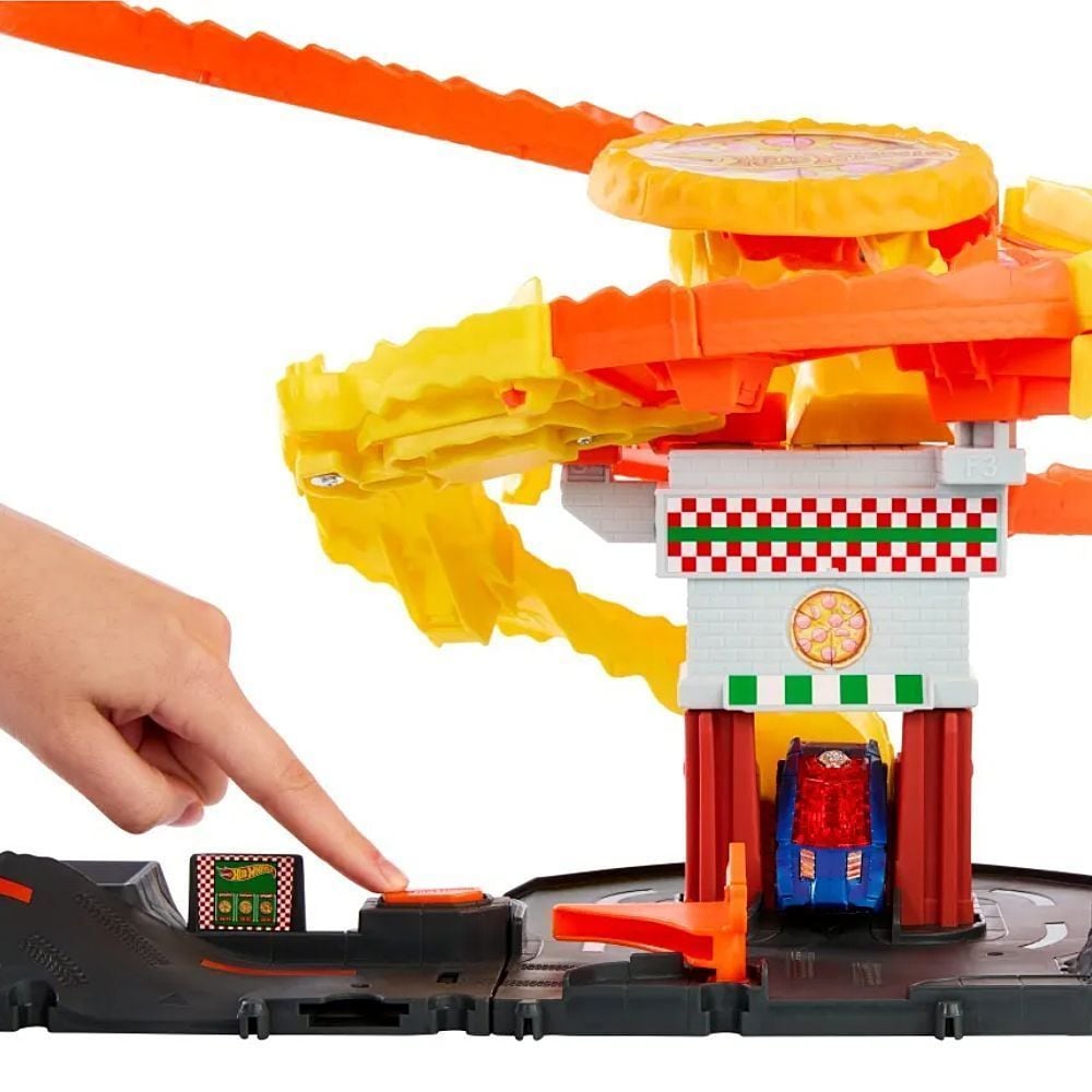 Pista Ataque de Cobra Vs Pizzaria Hot Wheels Mattel - HTN81