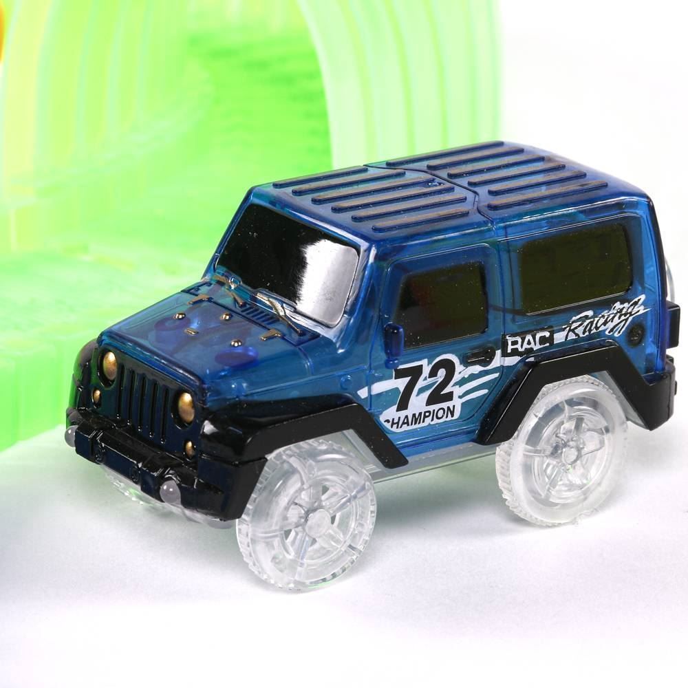Pista Fluorescente 128 Peças Com Carrinho Havan Toys - HBR0090