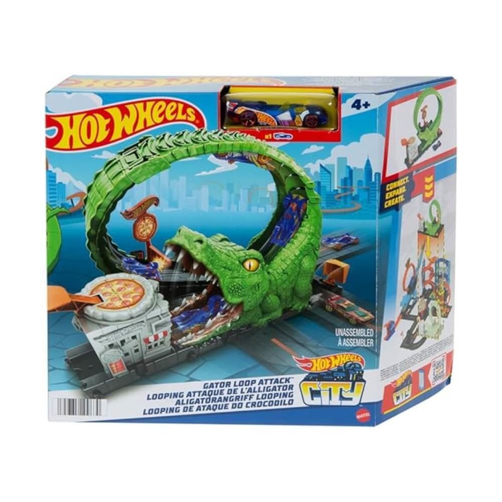 Pista Looping De Ataque Do Crocodilo Hot Wheels - HKX39