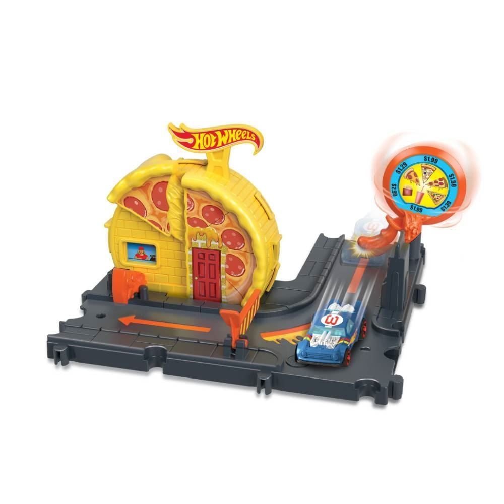 Pista Pizzaria Hot Wheels City Mattel - HMD53