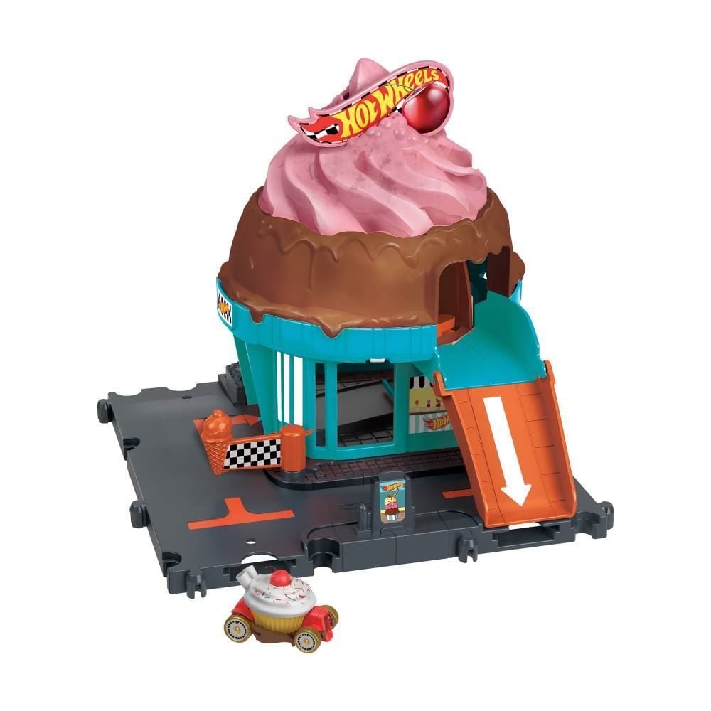 Pista Sorveteria Hot Wheels City Mattel - HTN77