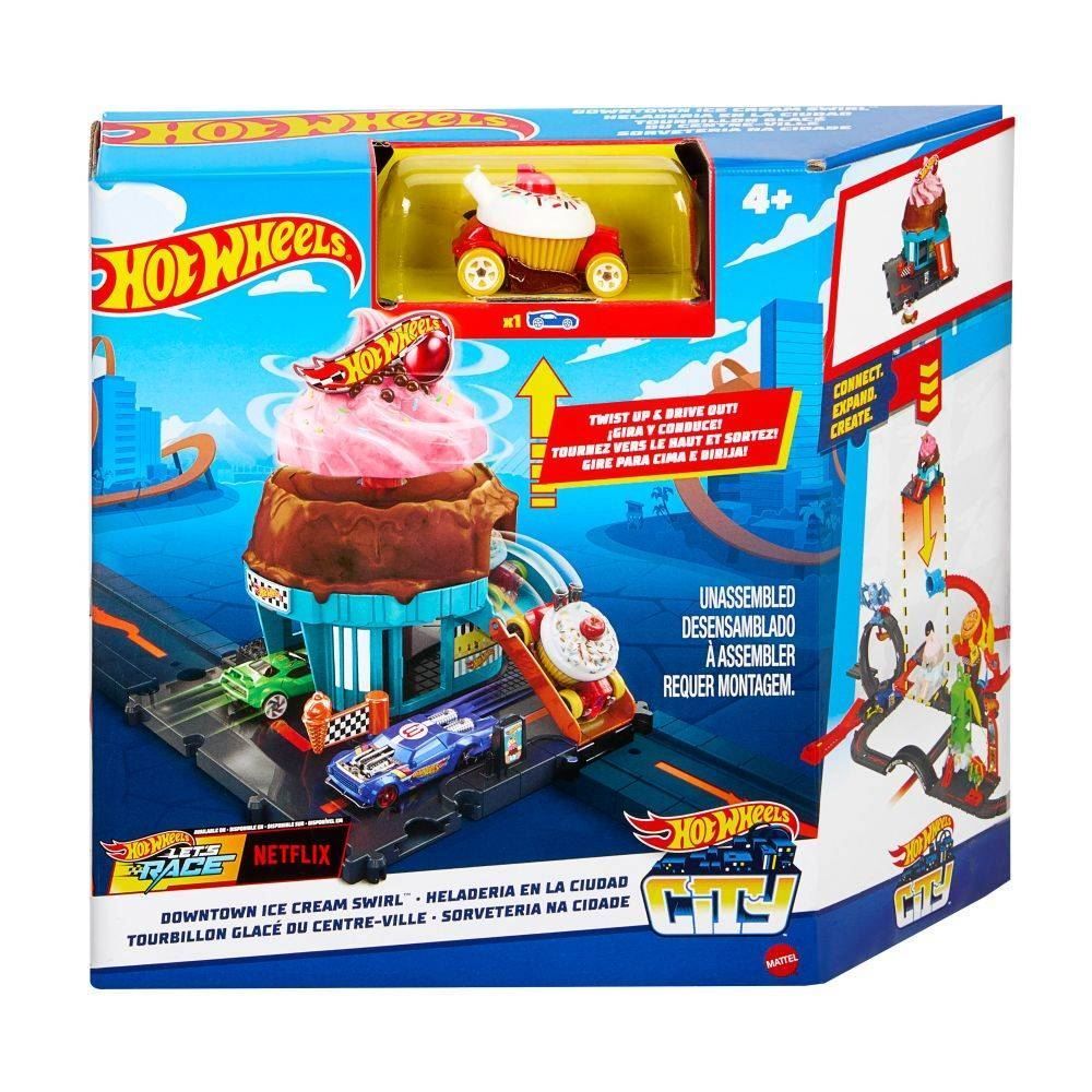Pista Sorveteria Hot Wheels City Mattel - HTN77