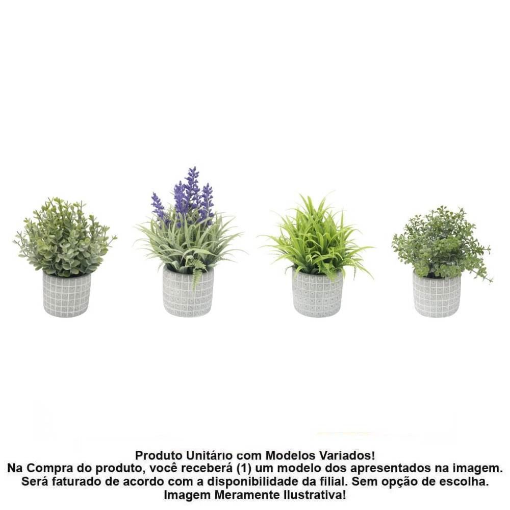 Planta Artificial Com Vaso Havan Casa 20Cm - Sortido