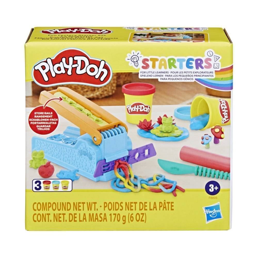 Play-Doh Kit Massinha De Modelar Com 3 Potes Fábrica Divertida Hasbro - F8805