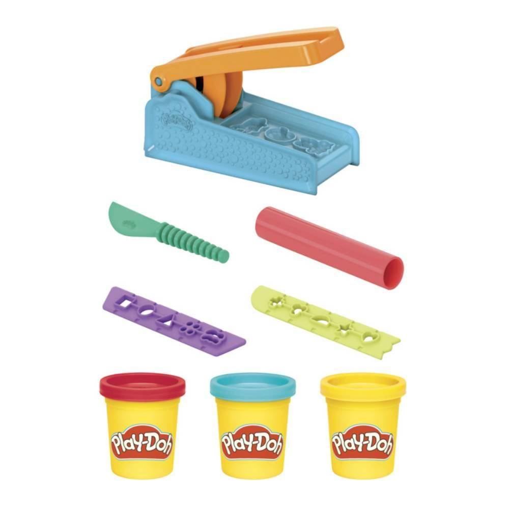 Play-Doh Kit Massinha De Modelar Com 3 Potes Fábrica Divertida Hasbro - F8805