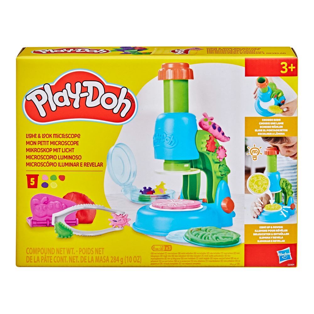 Play-Doh Kit Massinha De Modelar Microscópio Hasbro - G0494