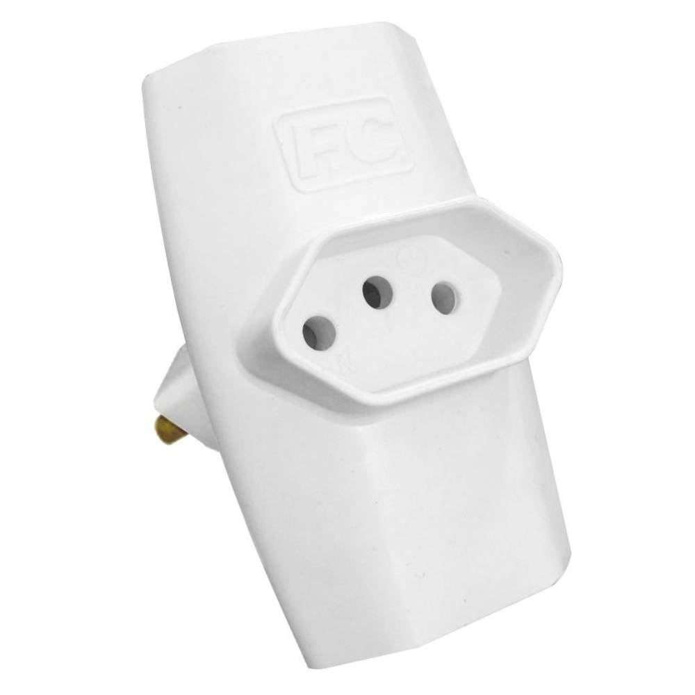 Pluge Branco 2P+T 10A Fc