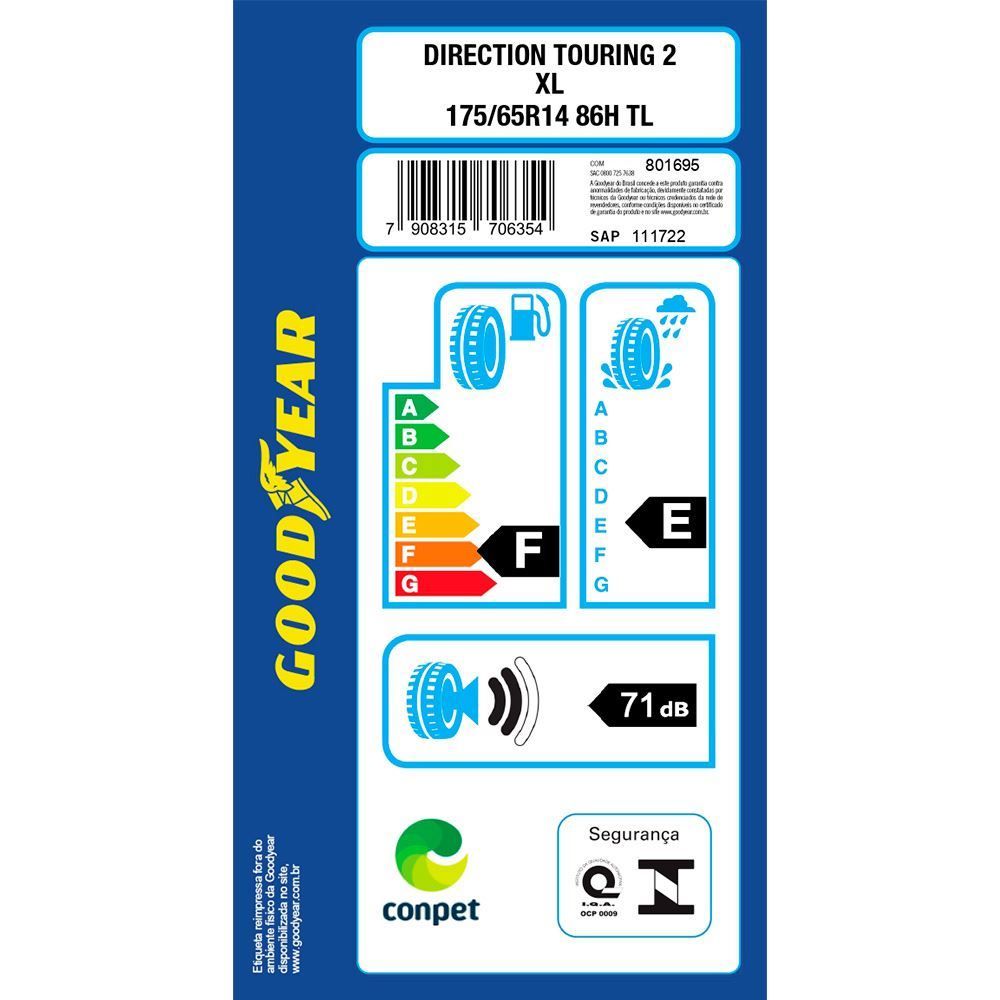Pneu Goodyear Direction Touring 2 175/65 R14 86H - Preto