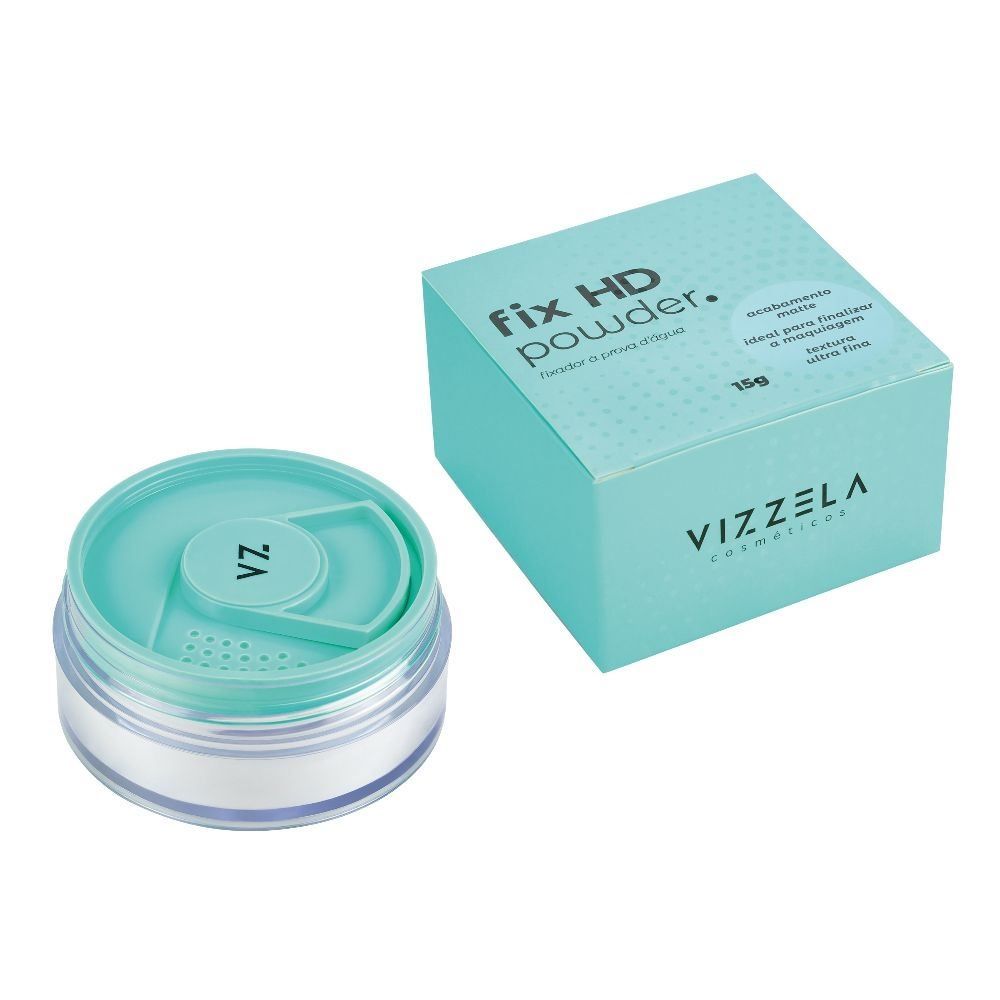 Pó Facial Fix Vizzela Cor Translucido - 9g