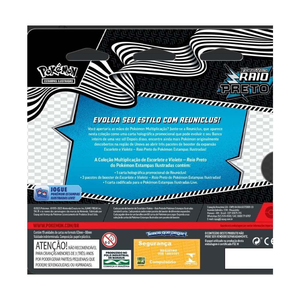 Pokémon Blister Triplo Raio Preto Copag - 35895