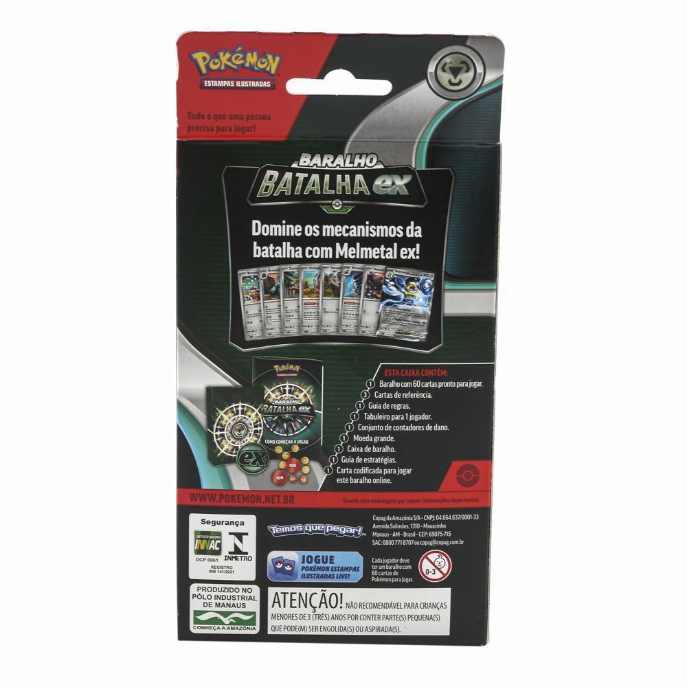 Pokémon Deck Batalha Ex Melmetal E Houndo - 33946 