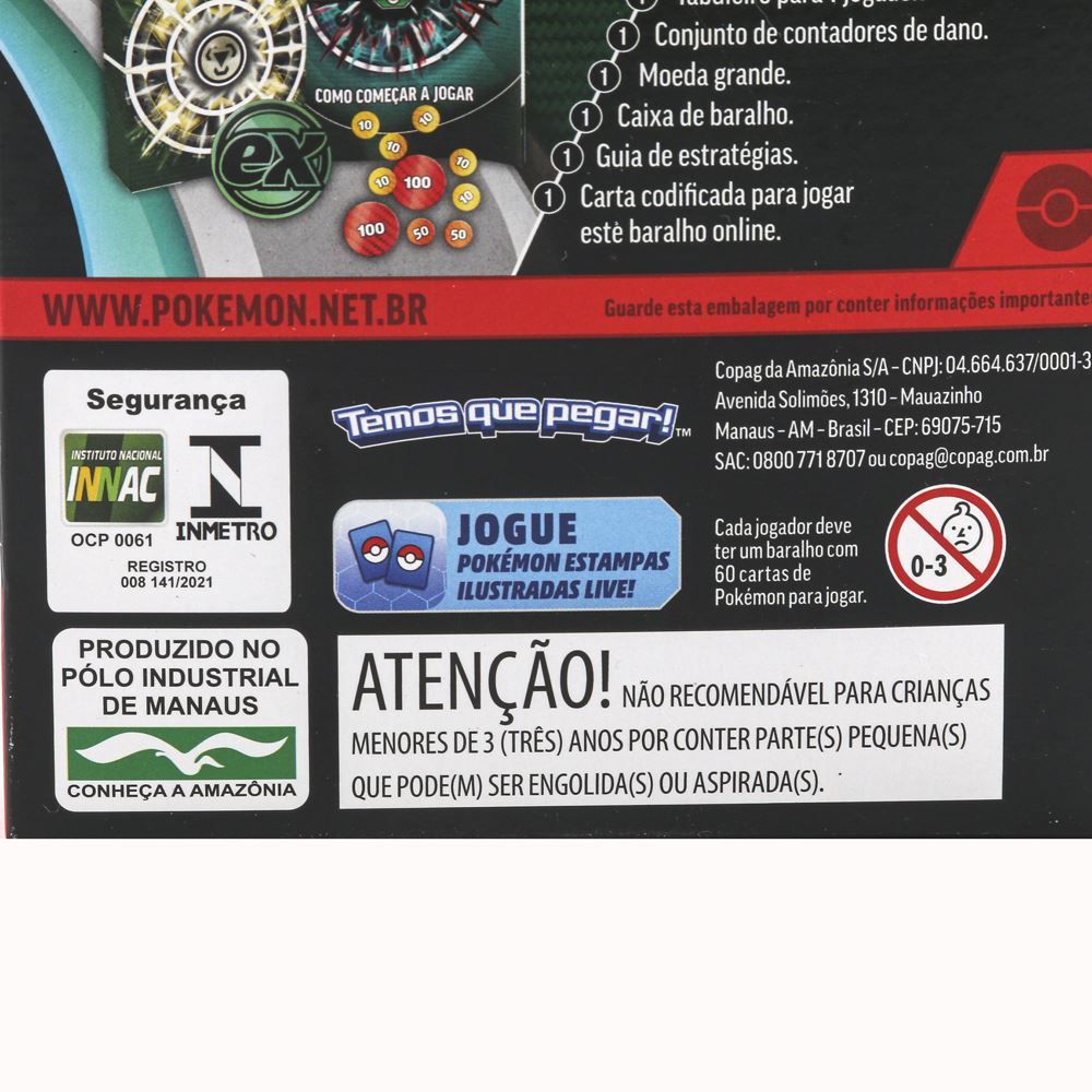 Pokémon Deck Batalha Ex Melmetal E Houndo - 33946 