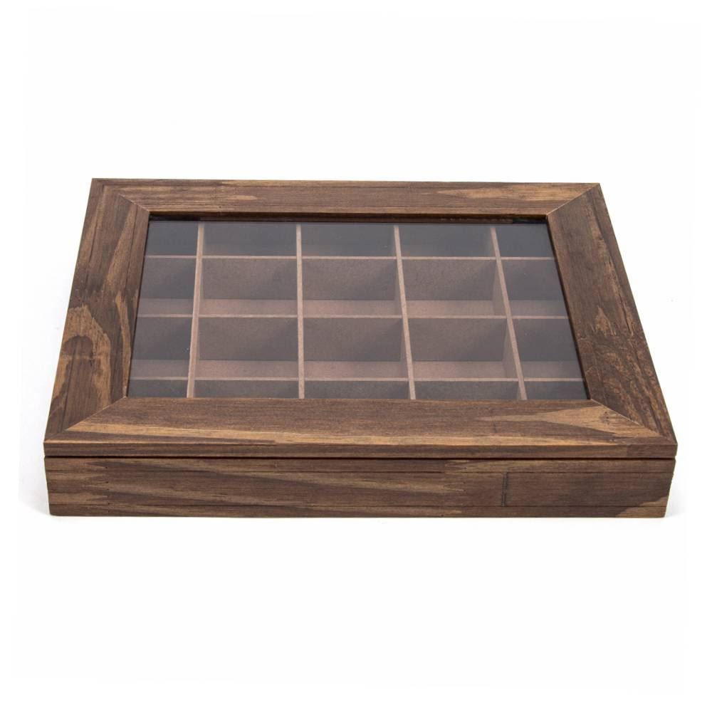 Porta Cápsula De Madeira Bw Quadros - 31cm