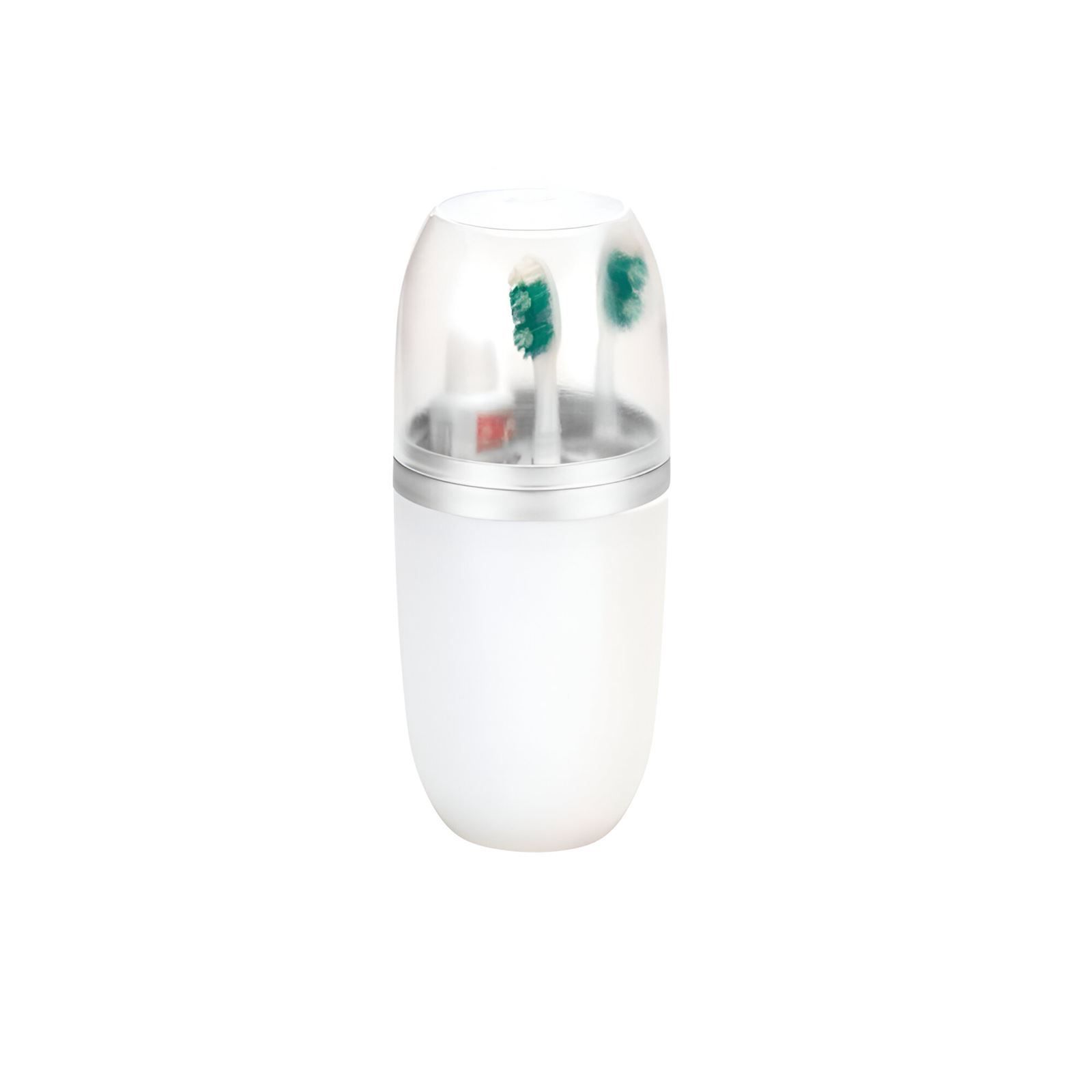 Porta Escova Dental Com Tampa Arthi 500Ml - Branco