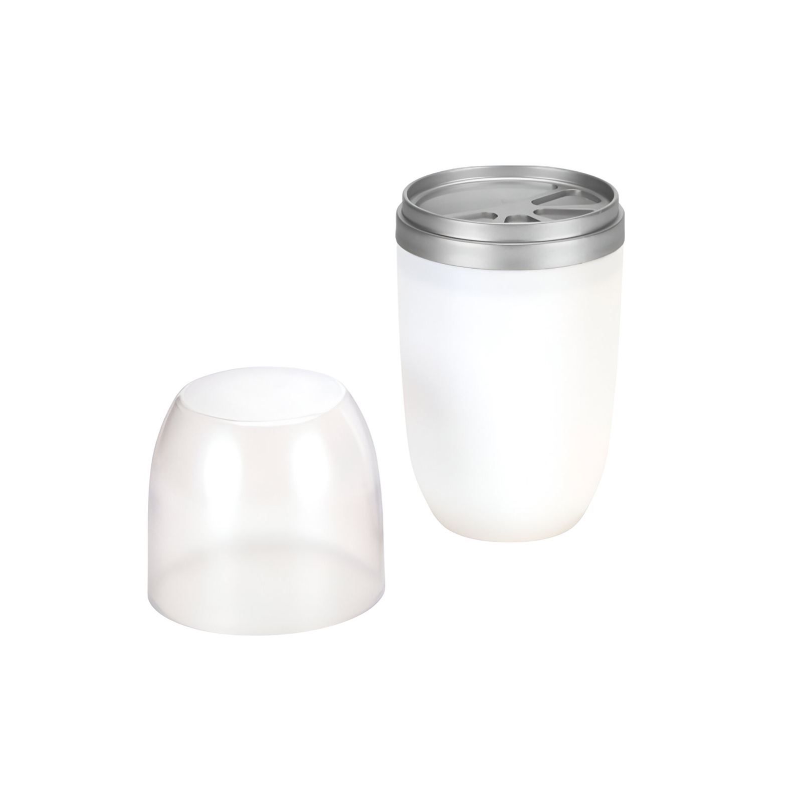 Porta Escova Dental Com Tampa Arthi 500Ml - Branco