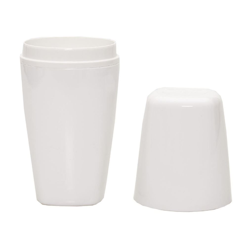 Porta Escova Martiplast Tule News 20,5Cm - Branco