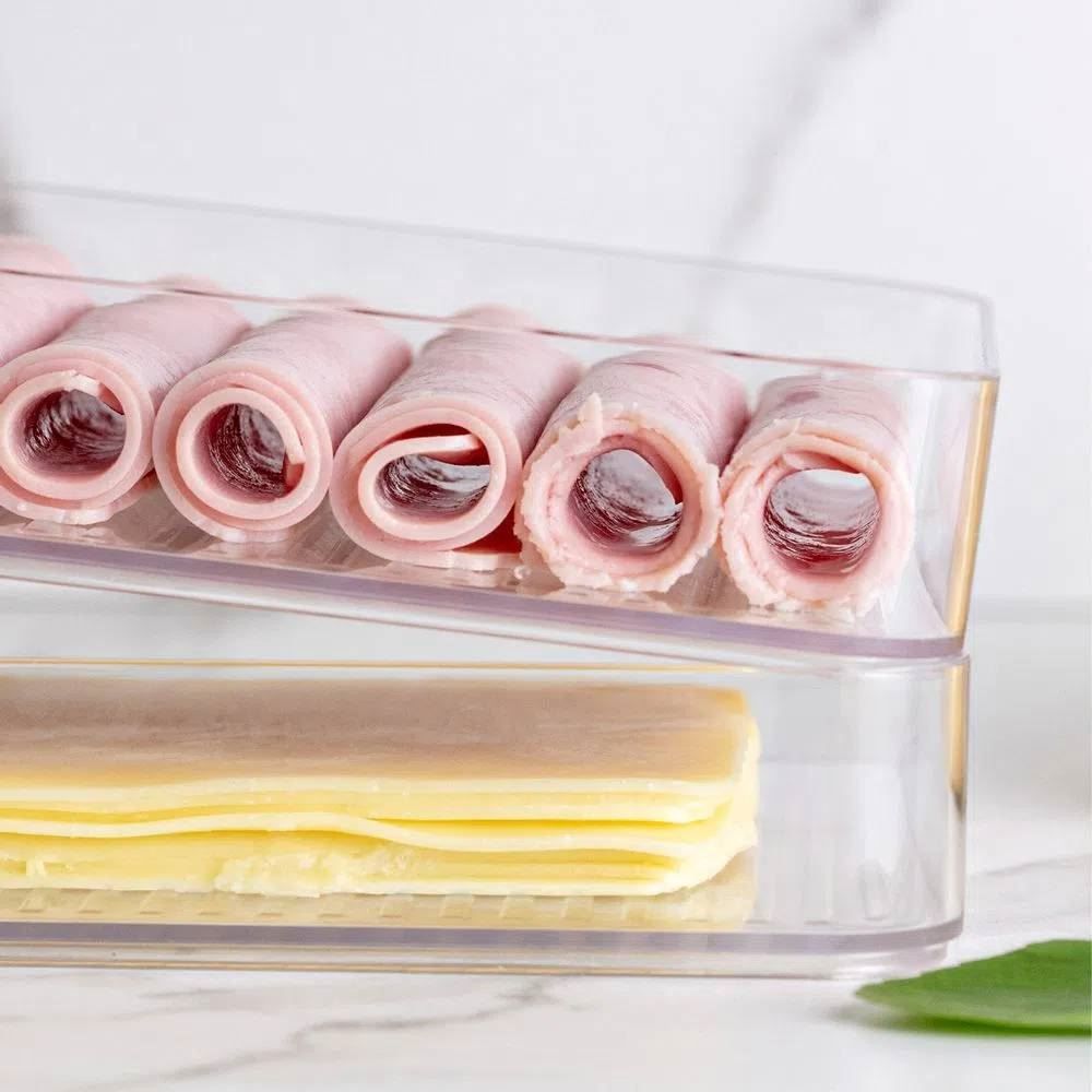 Porta Frios Duplo Clear - Transparente 