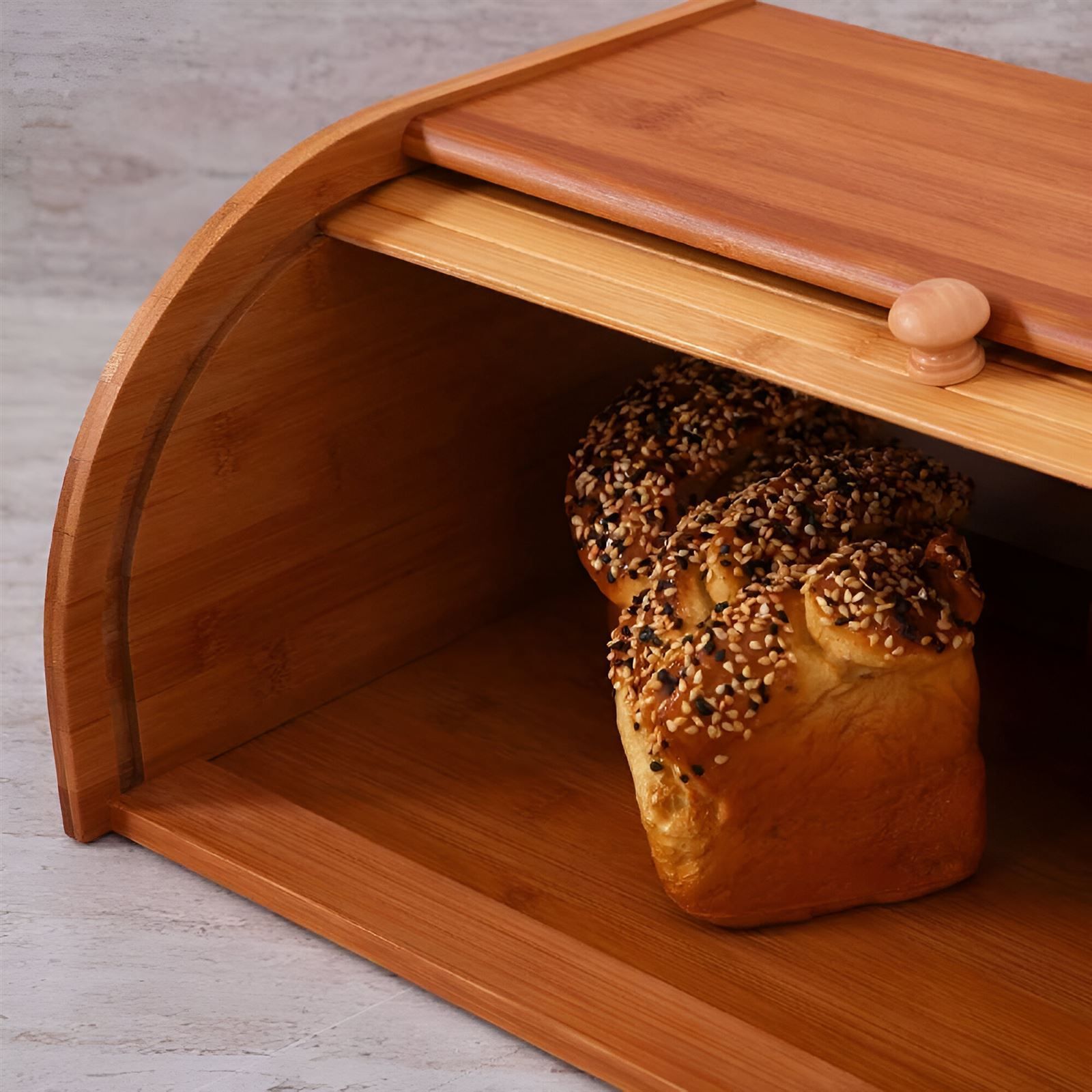 Porta Pães Havan Casa 17,5Cm - Bambu