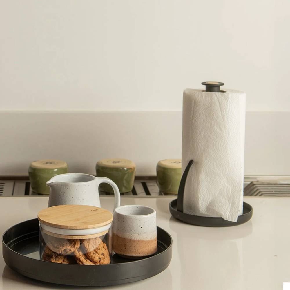 Porta Papel Toalha Lume 14,5Cm Ou - Preto