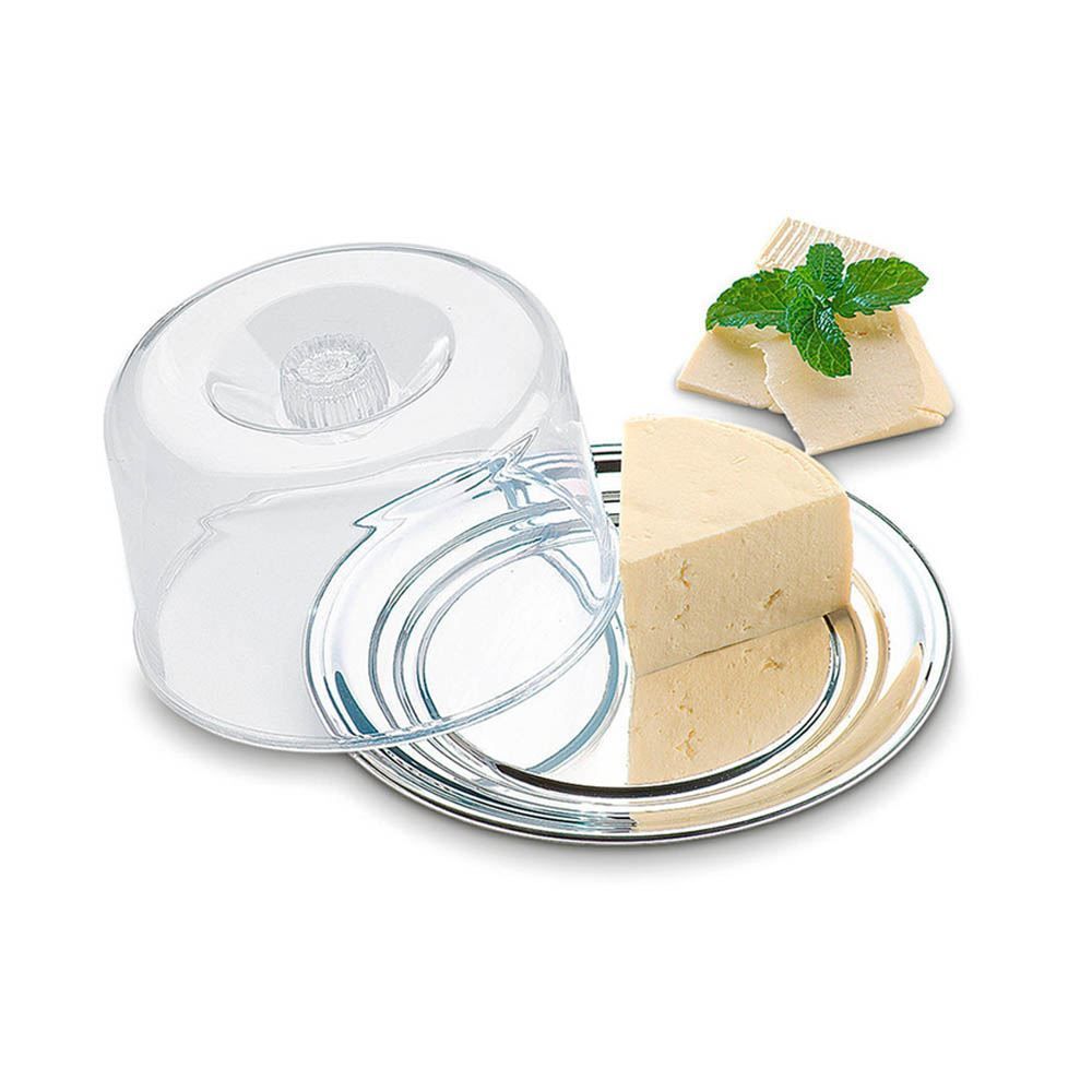 Porta Queijo Brinox Petúnia 17Cm - Inox