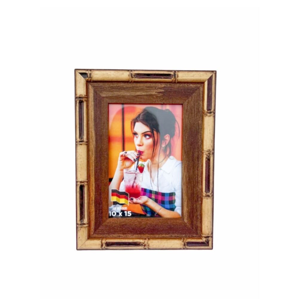 Porta Retrato De Madeira Bw Quadros 10X15cm - Bambu