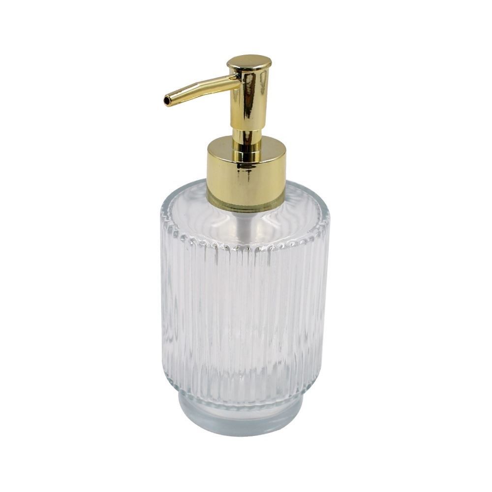 Porta Sabonete Liquido De Vidro Redondo Havan Casa - 310Ml