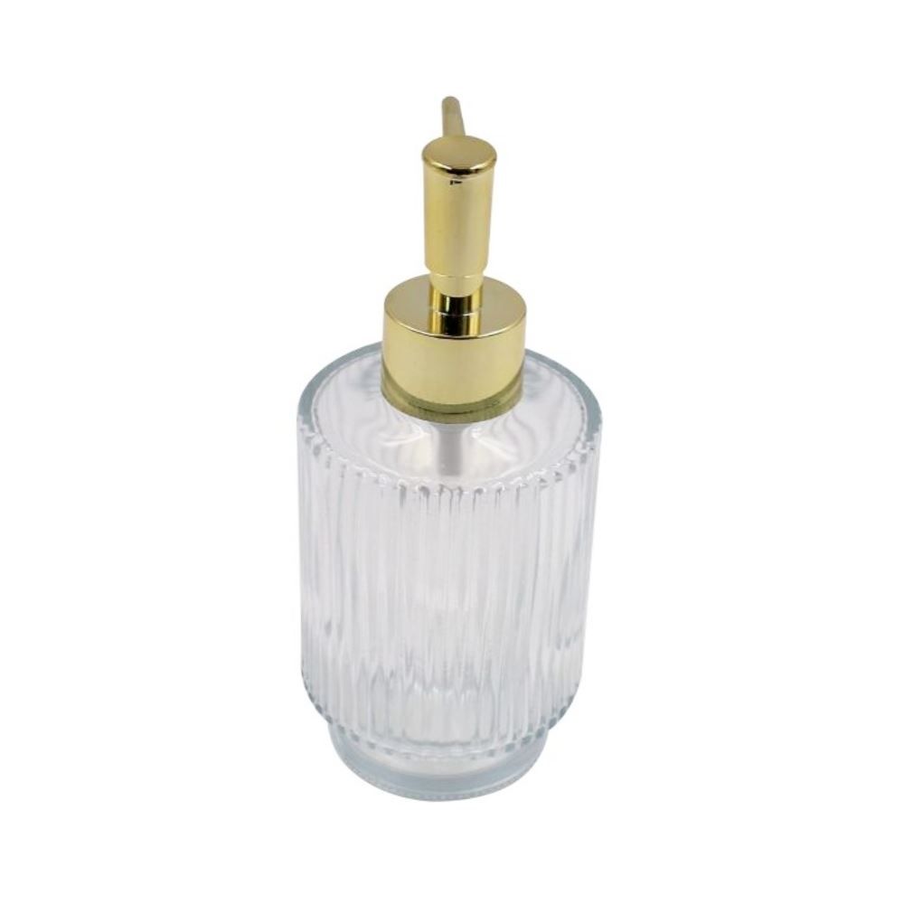 Porta Sabonete Liquido De Vidro Redondo Havan Casa - 310Ml