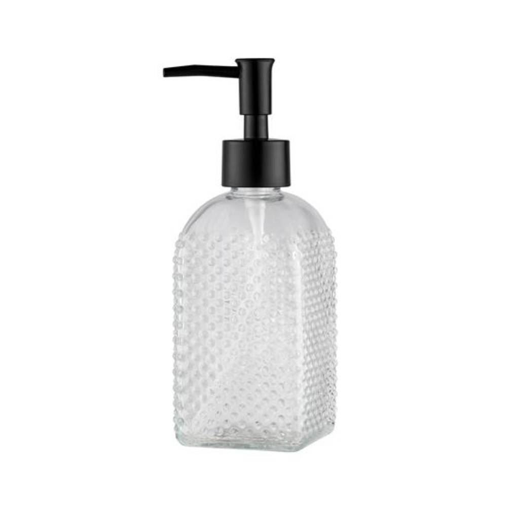 Porta Sabonete Líquido Premium Quadrada 400Ml Uz - Transparente