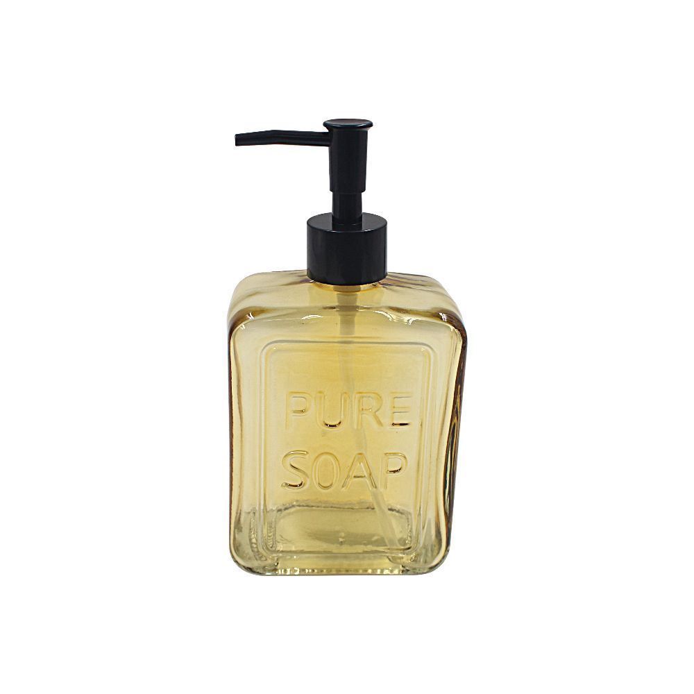 Porta Sabonete Líquido Quadrado Havan Casa 570 Ml - Âmbar