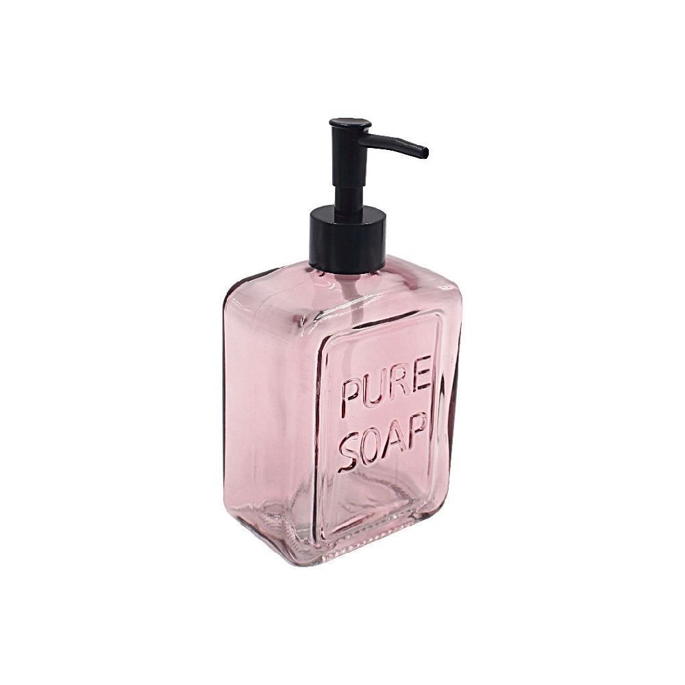 Porta Sabonete Líquido Quadrado Havan Casa 570 Ml - Rosa