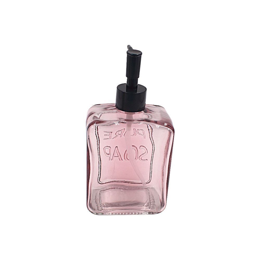 Porta Sabonete Líquido Quadrado Havan Casa 570 Ml - Rosa