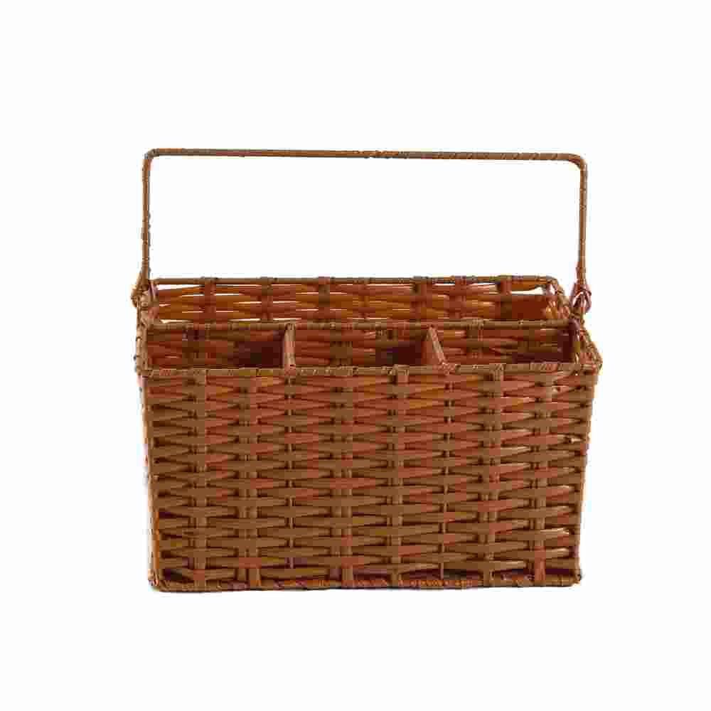 Porta Talheres De Bambu Havan Casa 25Cm - Natural