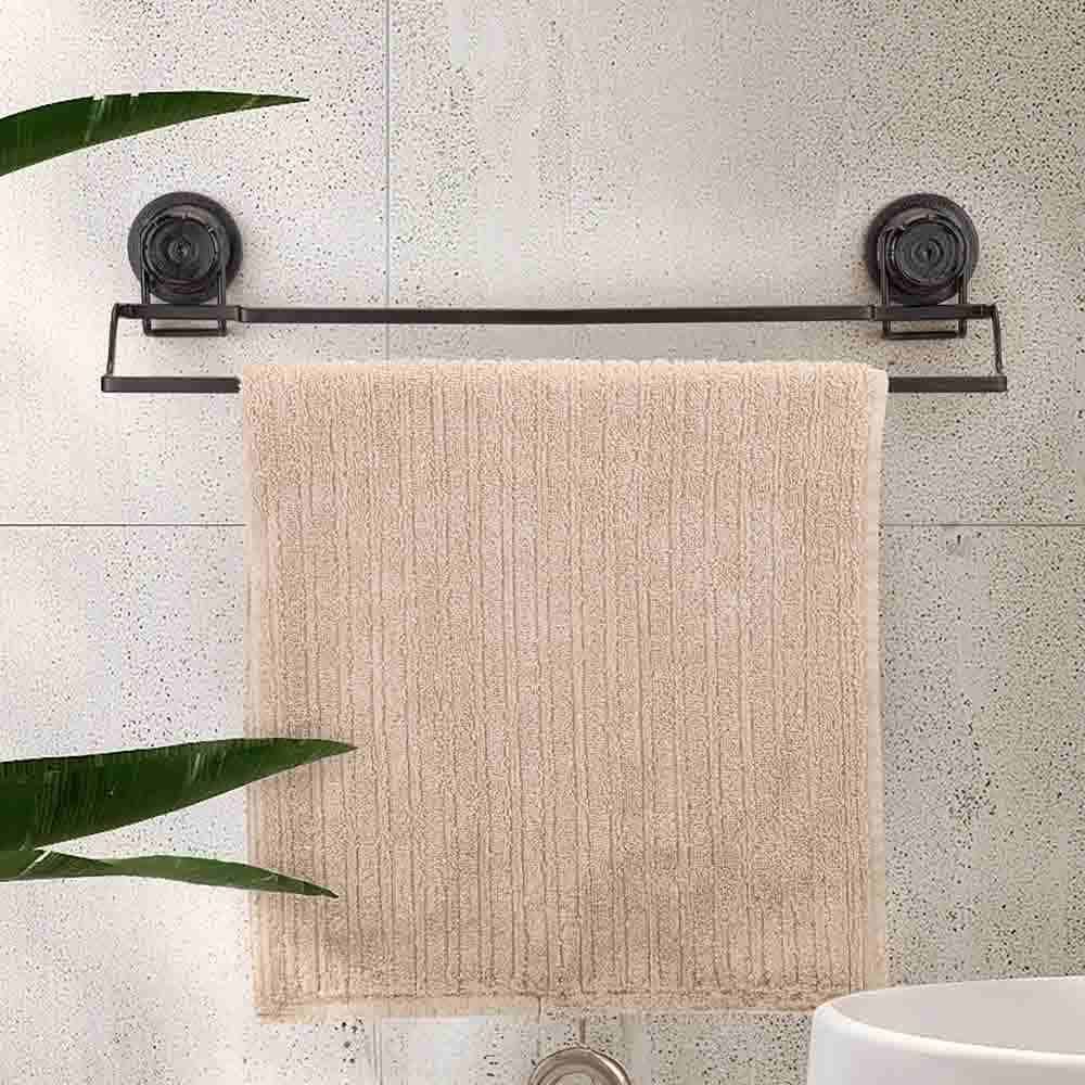 Porta Toalha De Banho Ultra Sucção Arthi - Preto