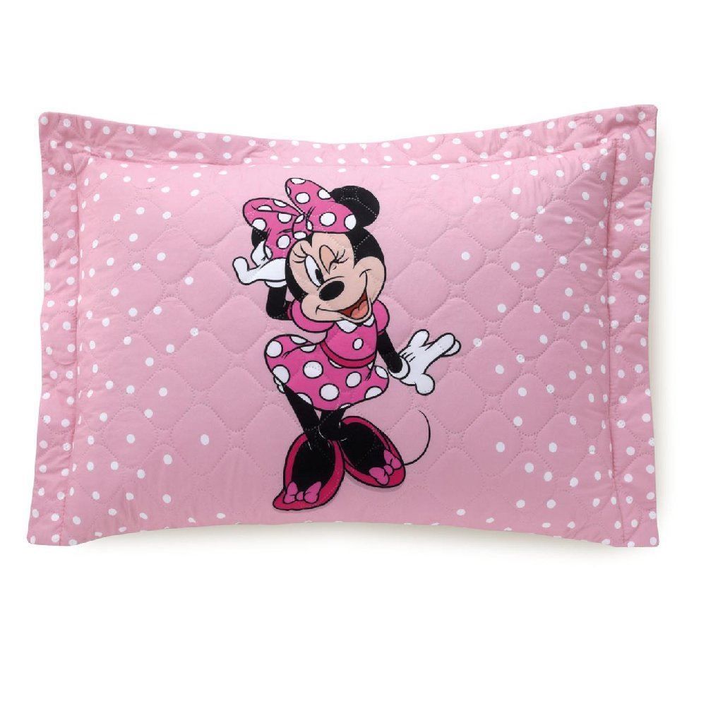 Porta Travesseiro Infantil Estampado Disney Hedrons - Minnie Home