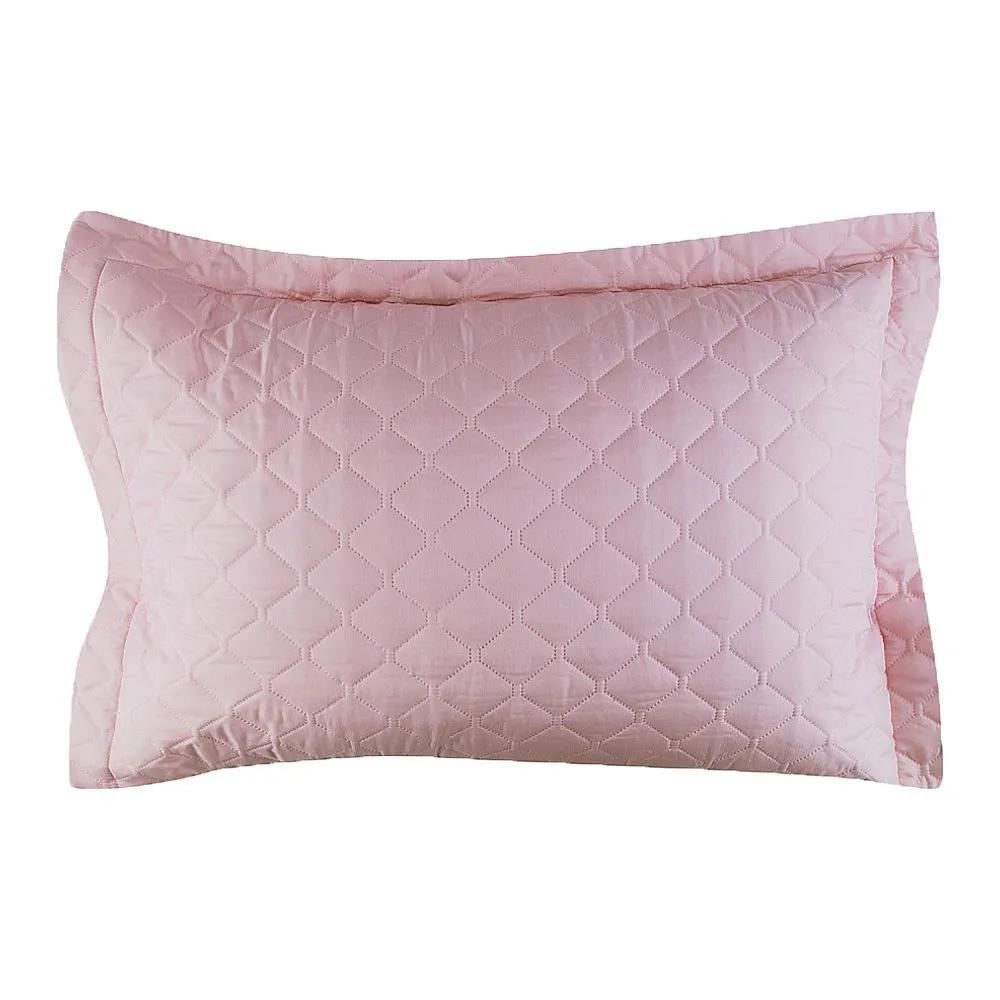 Porta Travesseiro Microfibra 55X80 Cm Havan Casa 1 Pç - Rosa Claro