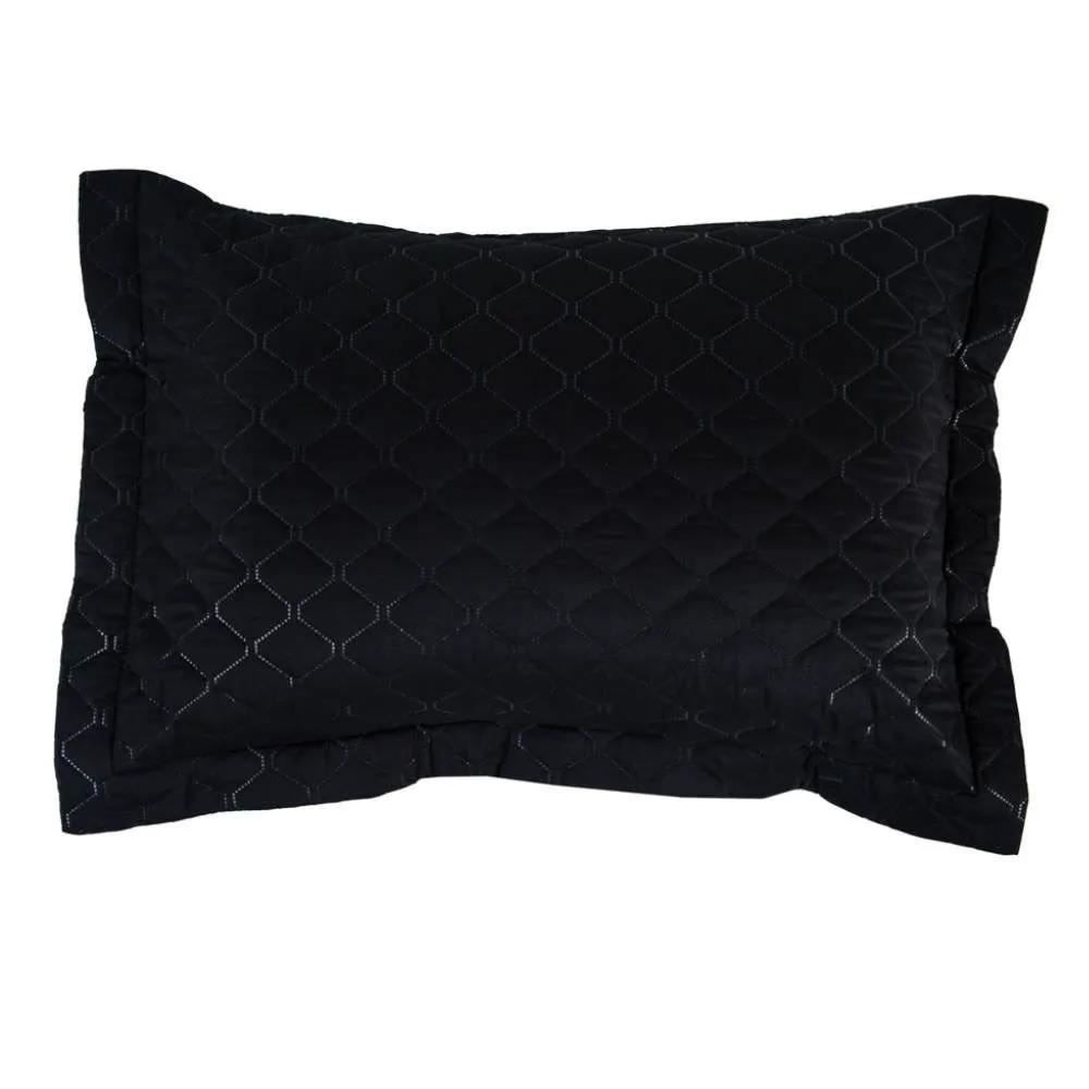 Porta Travesseiro Matelado 55X80 Cm Havan Casa 1 Pç - Preto