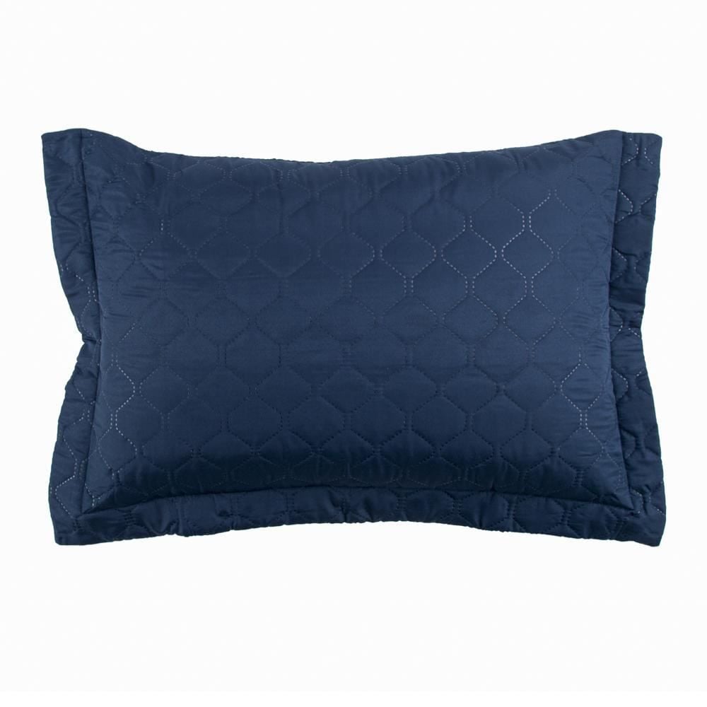 Porta Travesseiro Microfibra Matelado 55X80 Cm Havan Casa 1 Pç - Azul Oceano