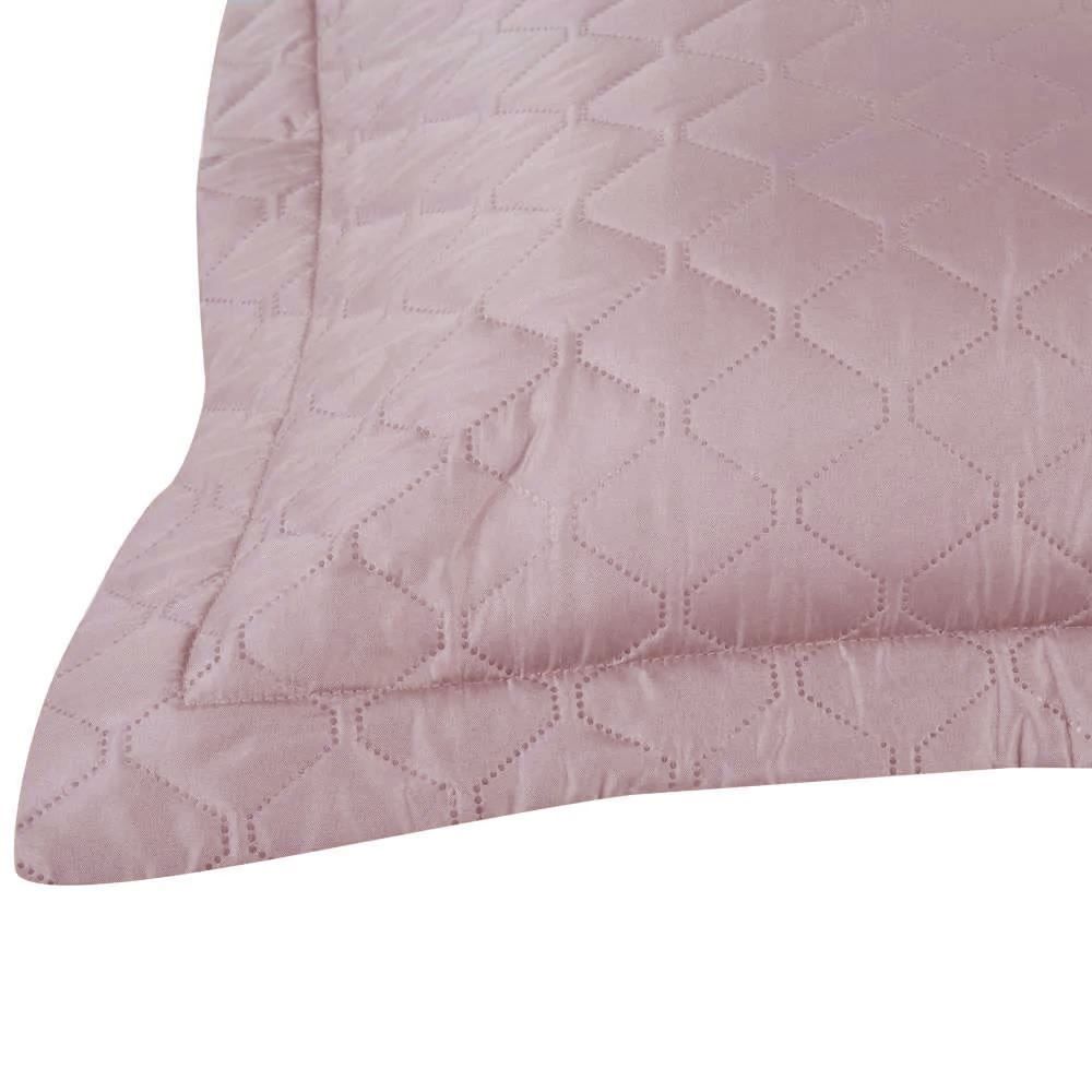 Porta Travesseiro Matelado 55X80 Cm Havan Casa 1 Pç - Rosa Velho