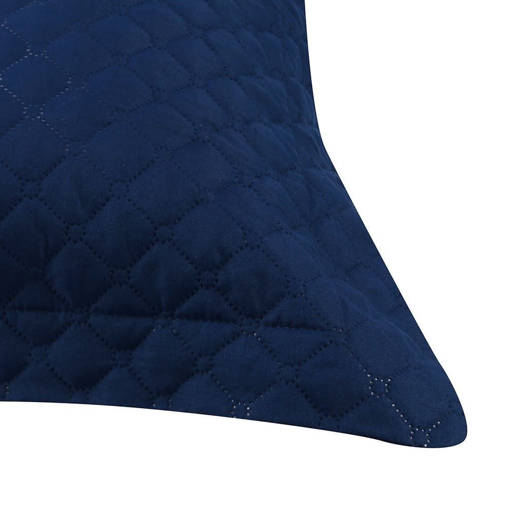 Porta Travesseiro Napoli 50Cm X 70Cm Havan Casa - Azul Oceano 2