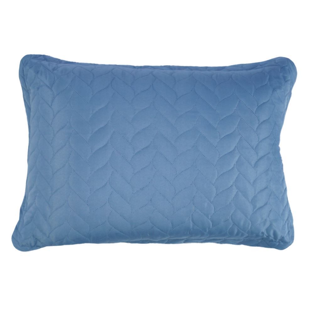 Porta Travesseiro Napoli Matelado 50Cm X 70Cm Havan Casa - Azul 2
