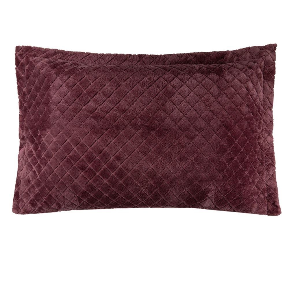 Porta Travesseiro Plush Provence Havan Casa - Ameixa 2021