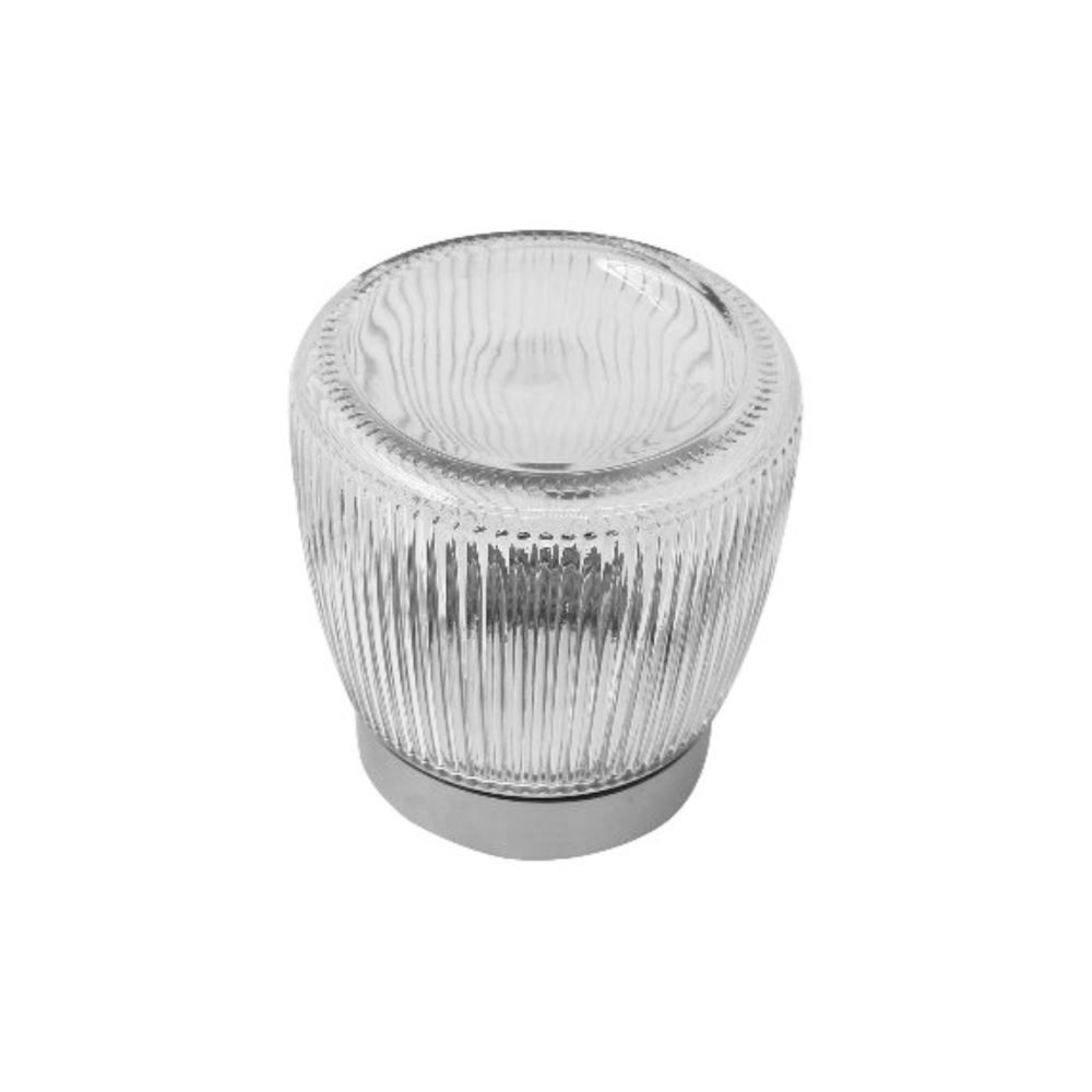 Pote Canelado Com Tampa De Metal Havan Casa 800 Ml - Transparente