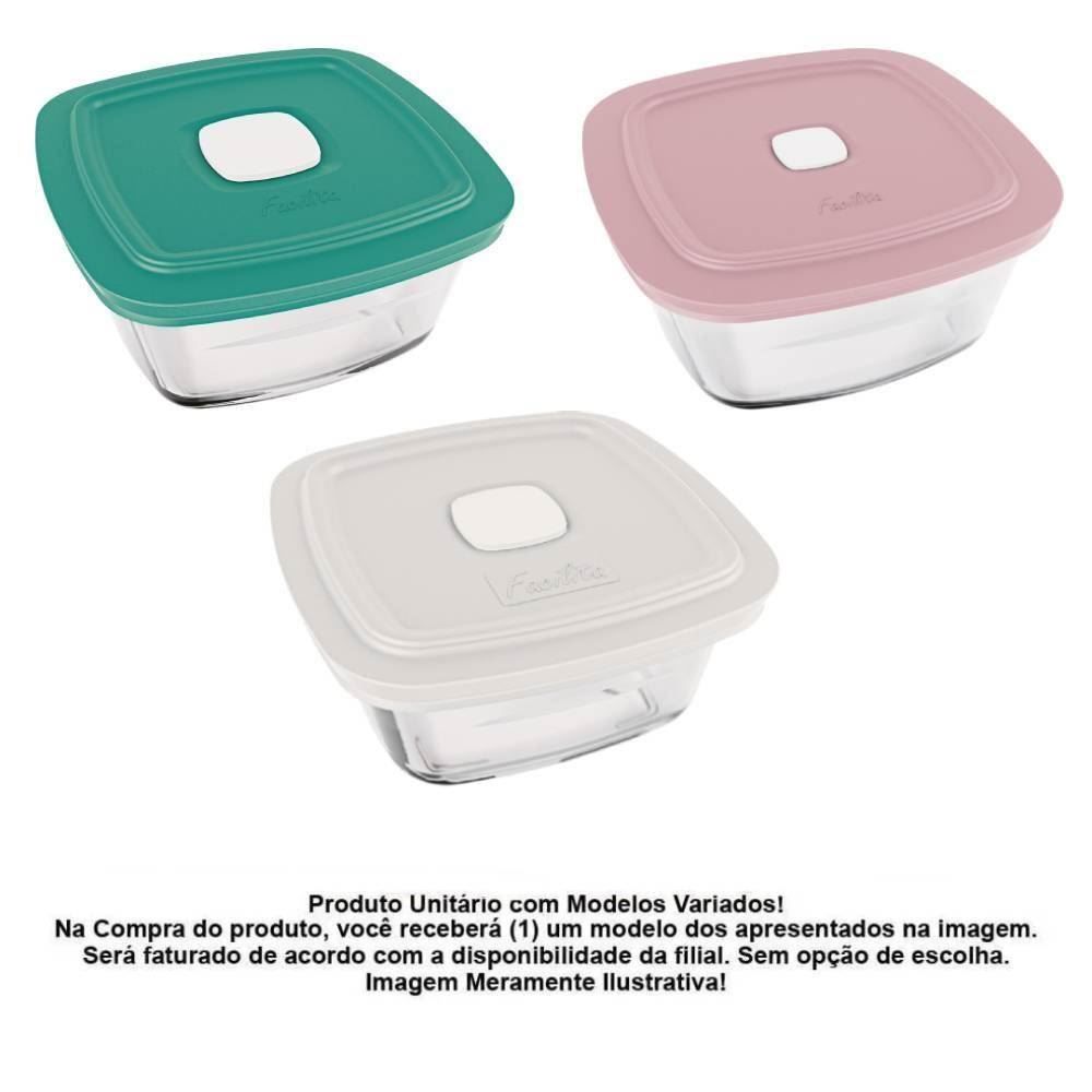 Pote de Vidro com Tampa Facilita Vap Marinex 2 Litros - Sortido